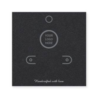 Premium Black Earrings Holder Jewelry Display Card