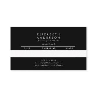 Premium Black Onyx Pampas Grass Floral Ultra Appointment Card