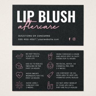 Premium Black & Pink Lip Blush Tattoo Aftercare