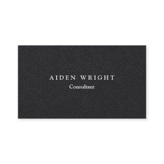 Premium Black Stylish Modern Minimalist Plain