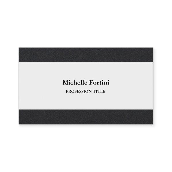 Premium Black White Elegant Plain Minimalist