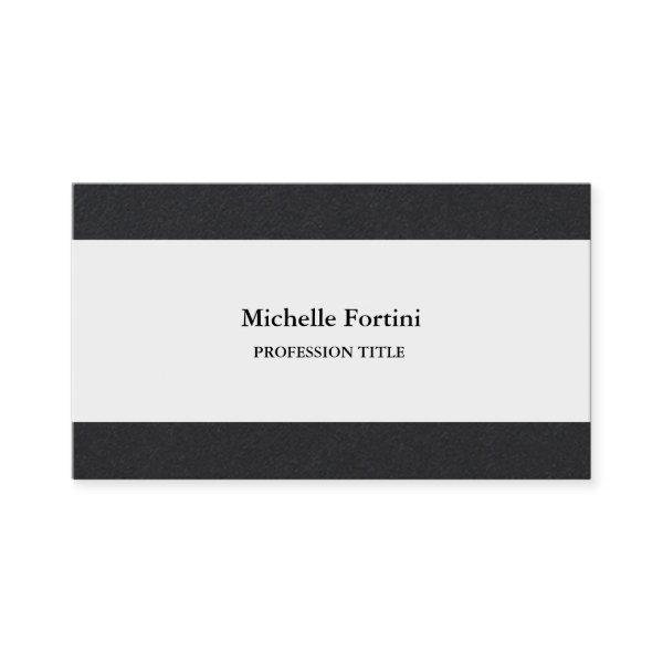 Premium Black White Elegant Plain Minimalist