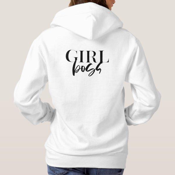 Premium Girl Boss | Black Text Modern Ultra Hoodie