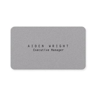Premium Grey Trendy Stylish Modern Minimalist