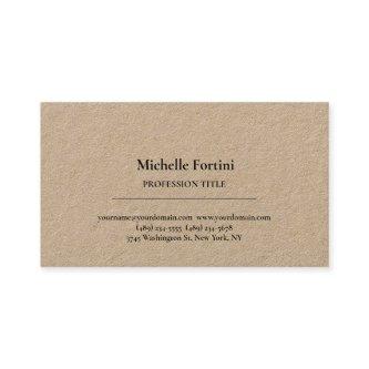 Premium Kraft Elegant Plain Simple Minimalist