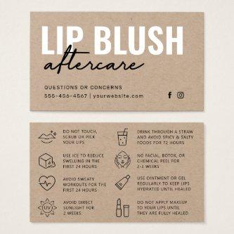 Premium Kraft Modern Lip Blush Tattoo Aftercare