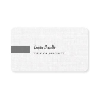 Premium Linen Grey White Professional Modern