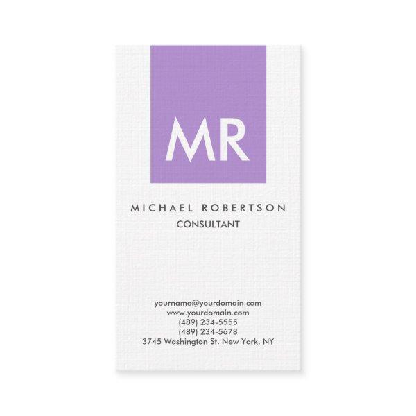 Premium Linen Monogram Elegant Unique