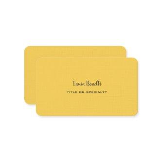 Premium Linen Professional Modern Yellow