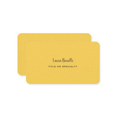 Premium Linen Professional Modern Yellow