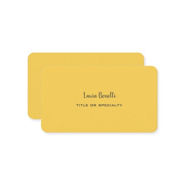 Premium Linen Professional Modern Yellow
