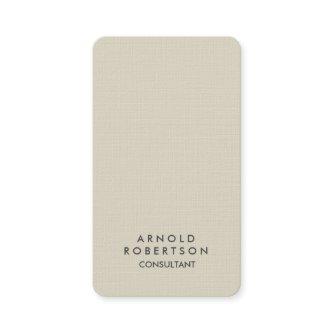 Premium Linen Rounded Corner Elegant Minimalist