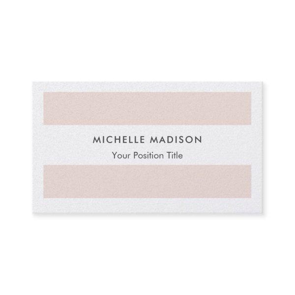 Premium Pearl Trendy Minimalist Professional Plain