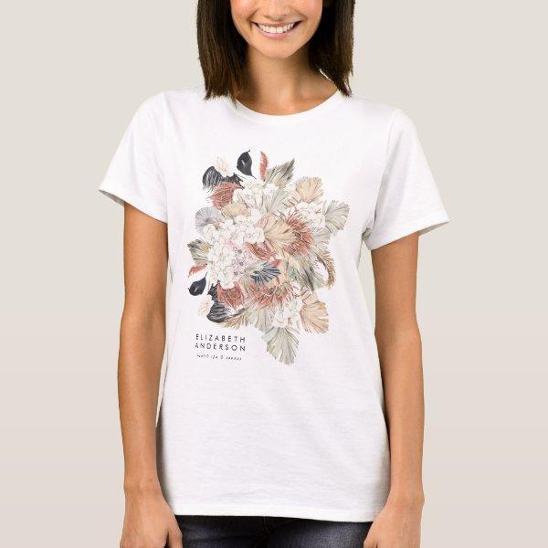 Premium Pure White Pampas Grass Floral Ultra T-Shirt