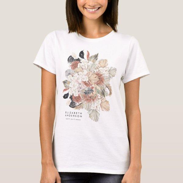 Premium Pure White Pampas Grass Floral Ultra T-Shirt