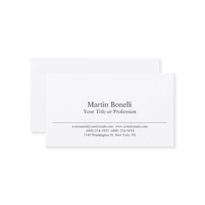 Premium Silk Black & White Professsional Modern