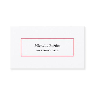 Premium Silk Elegant Plain Minimalist Red White