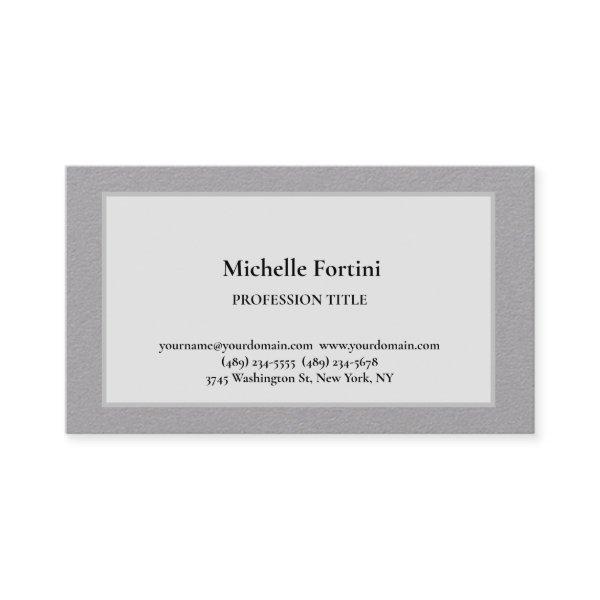 Premium Silk Elegant Plain Simple Minimalist Grey