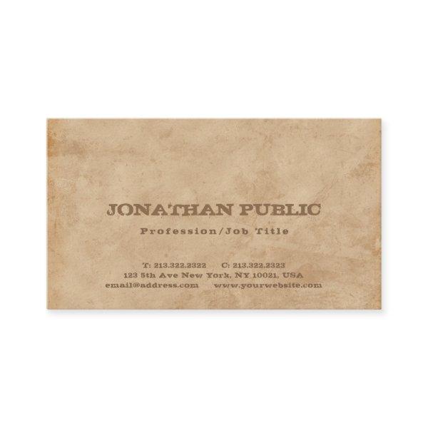 Premium Thick Luxury Creative Vintage Style