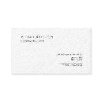 Premium Thick Modern Elegant Simple White