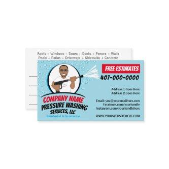 Pressure Power Washing & Cleaning Customizable Bus