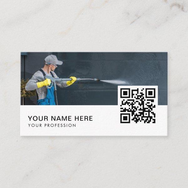 Pressure Washing |  Cleaner | QR Code Business