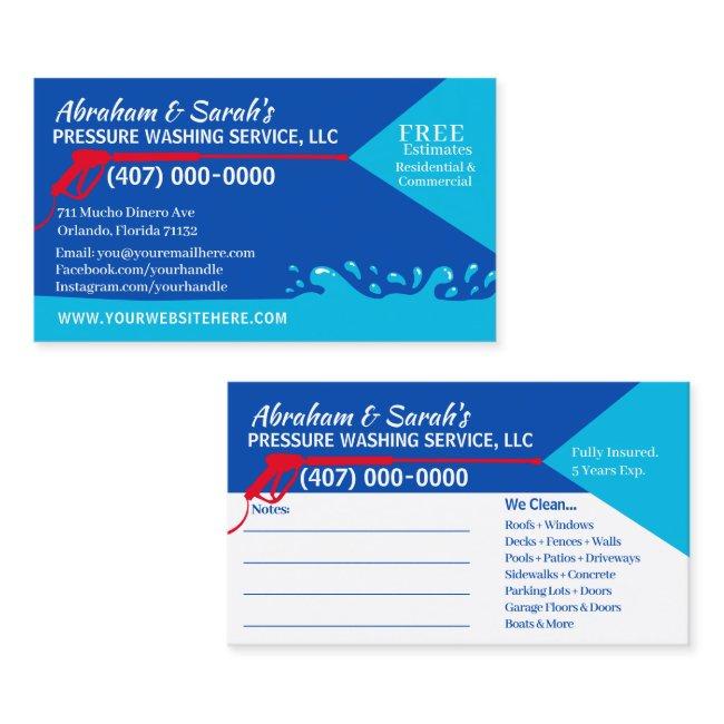 Pressure Washing & Cleaning Template