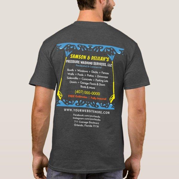 Pressure Washing & Cleaning  Template T-Shirt