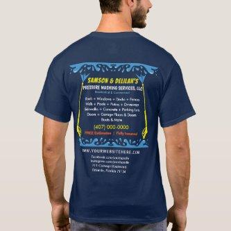 Pressure Washing & Cleaning Template T-Shirt