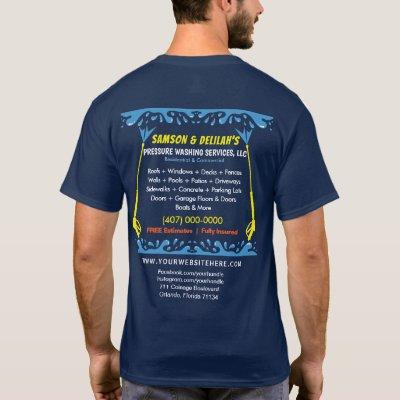 Pressure Washing & Cleaning Template T-Shirt