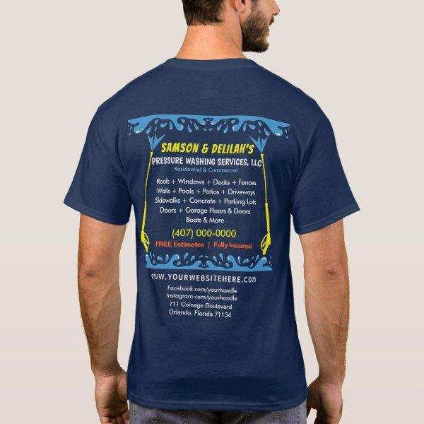 Pressure Washing & Cleaning Template T-Shirt