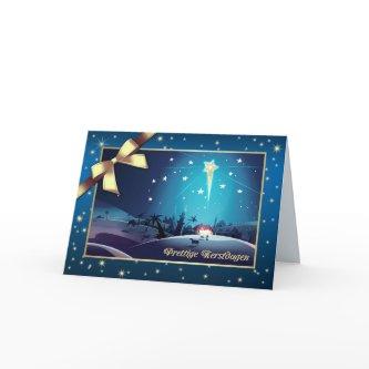 Prettige Kerstdagen. Christmas Card in Dutch