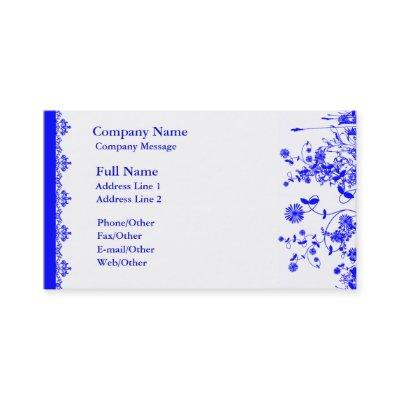 Pretty Blue Flower  Template