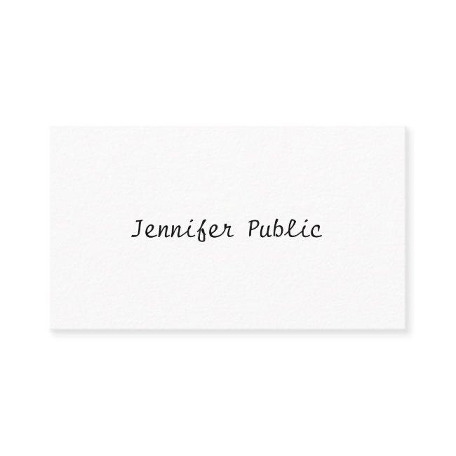 Pretty Freehand Script Minimalist Modern Trendy