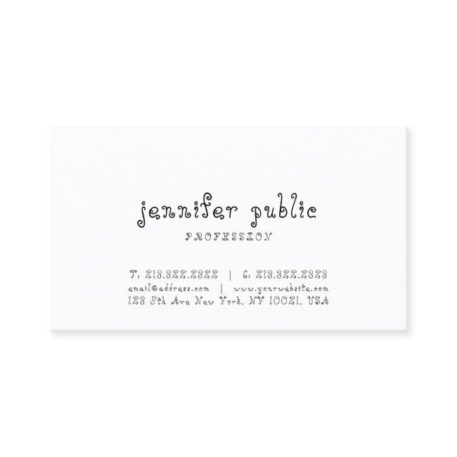 Pretty Handwritten Script Text Modern Simple