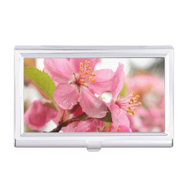 Pretty Pink Apple Blossoms Floral Photo  Case