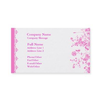 Pretty Pink Flower  Template
