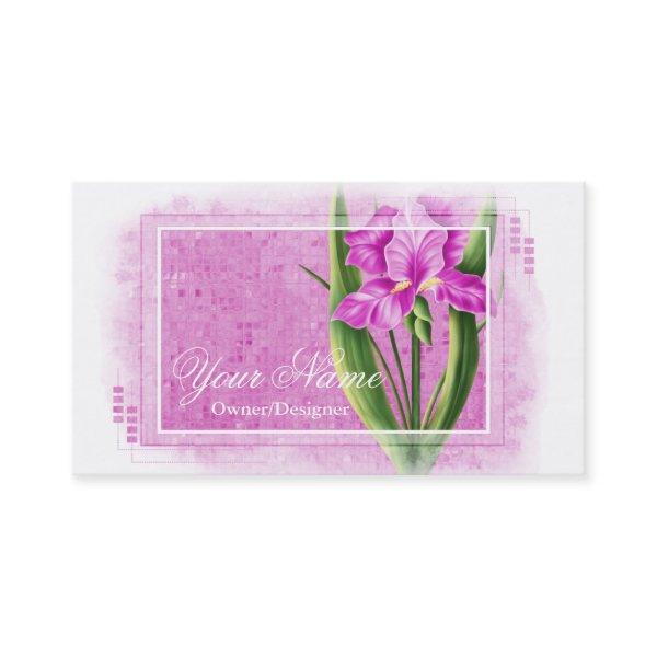 Pretty Pink Iris Flower  d1
