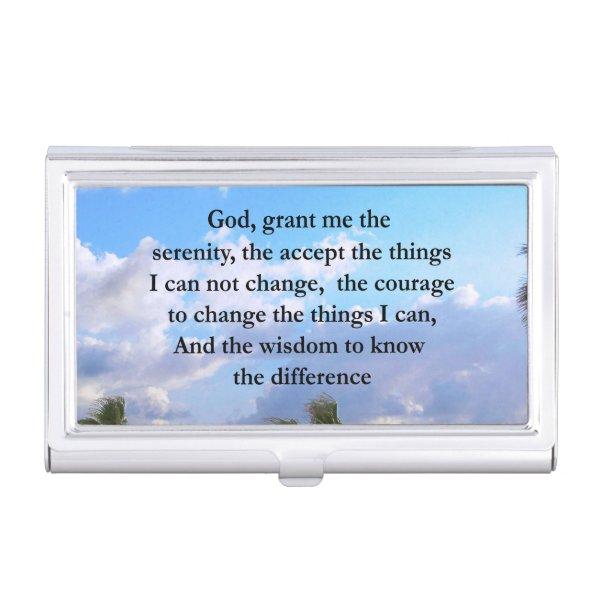 PRETTY SERENITY PRAYER PALM TREE PHOTO DESIGN  CASE