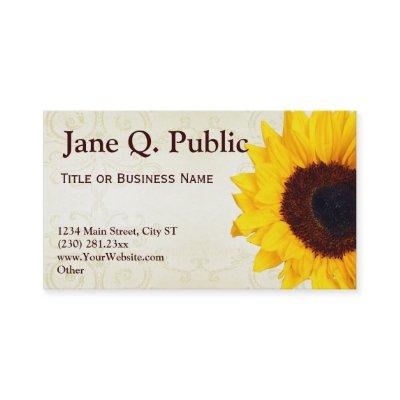 Pretty Sunflower Swirls  Templates
