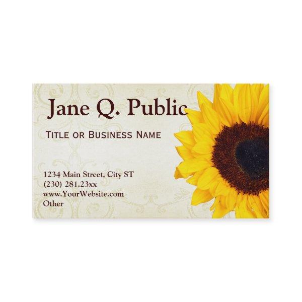 Pretty Sunflower Swirls  Templates