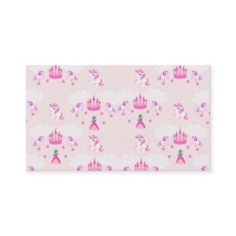 Princess and castle pattern