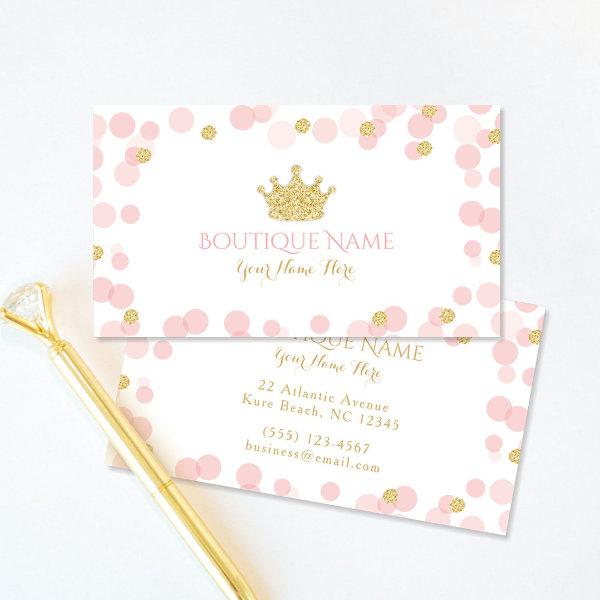 Princess Crown Pink Gold Boutique
