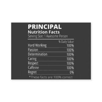 Principal Nutrition Facts Funny