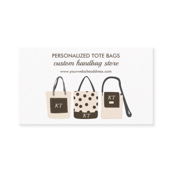 Print on demand Monogram Tote Bags