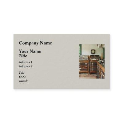 Print Shop with Clock
