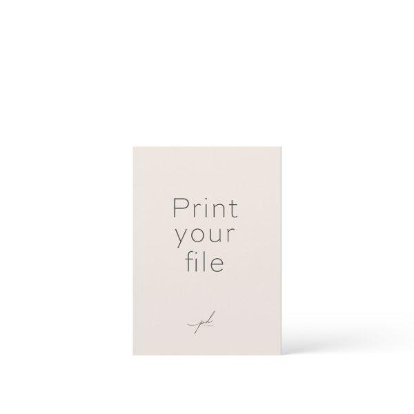 PRINT YOUR FILE: Trading Card 2.5 x 3.5 inches
