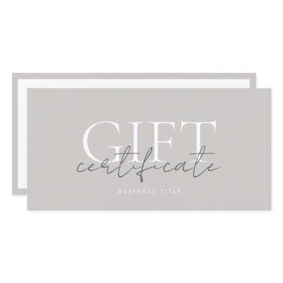 Printable Gift Card Template Easy To Customize
