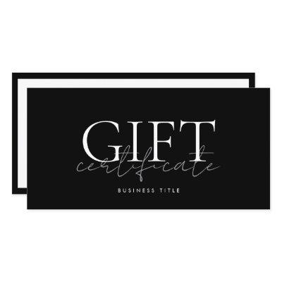 Printable Gift Card Template Easy To Customize