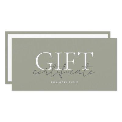 Printable Gift Card Template Easy To Customize